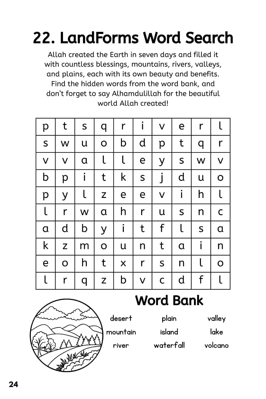 Islamic Puzzles & Activity Book