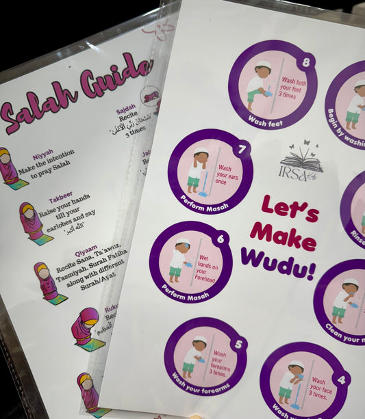One Page Guides- Wudu/Salah