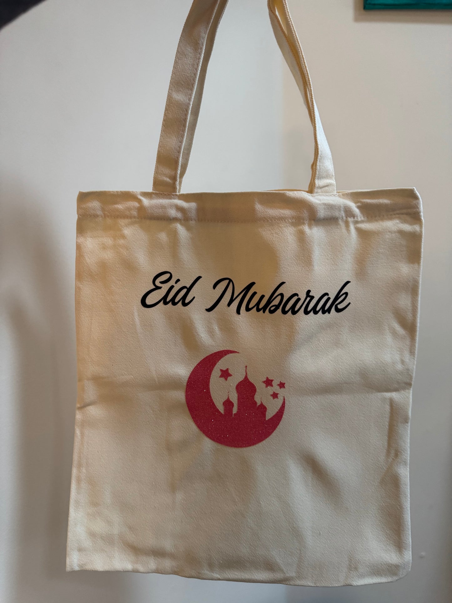 Eid Mubarak Canvas Tote Bag