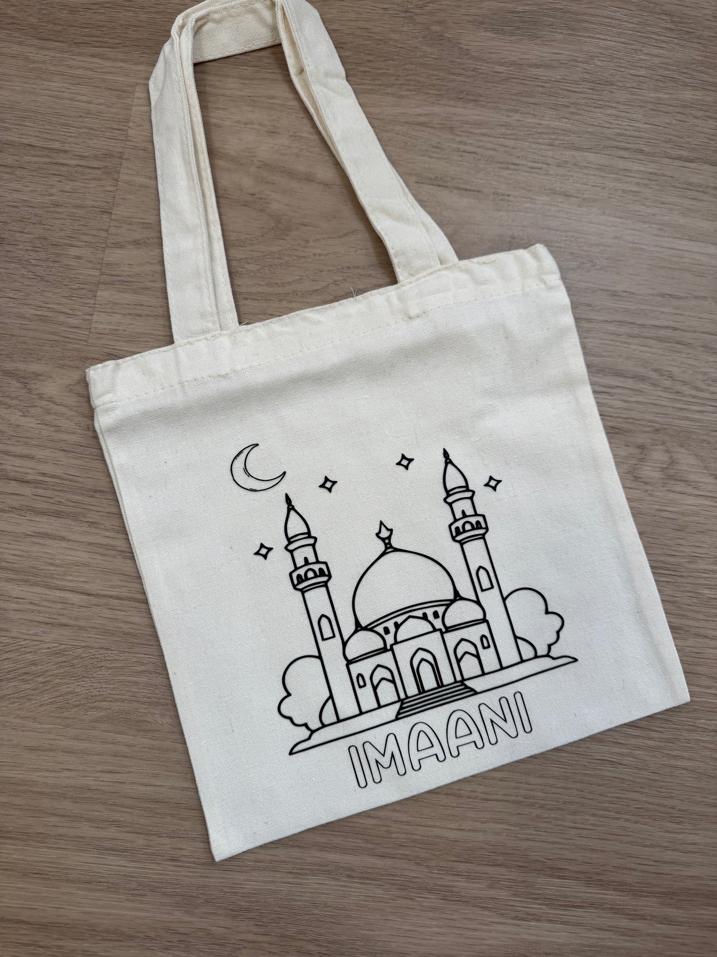 Custom Mini Masjid Tote Bag